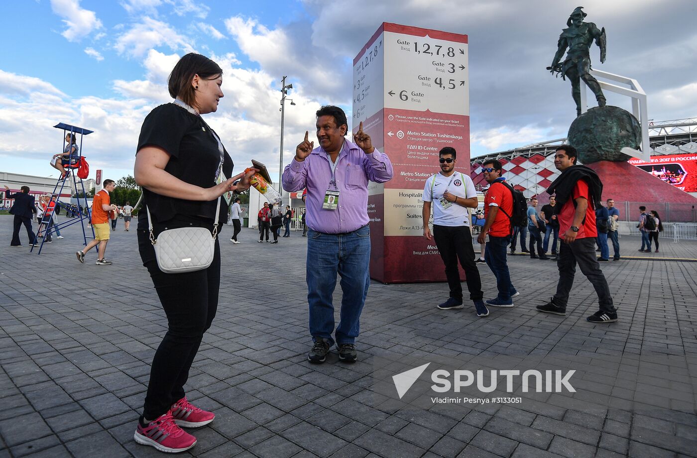 Football. 2017 FIFA Confederations Cup. Cameroon vs. Chile