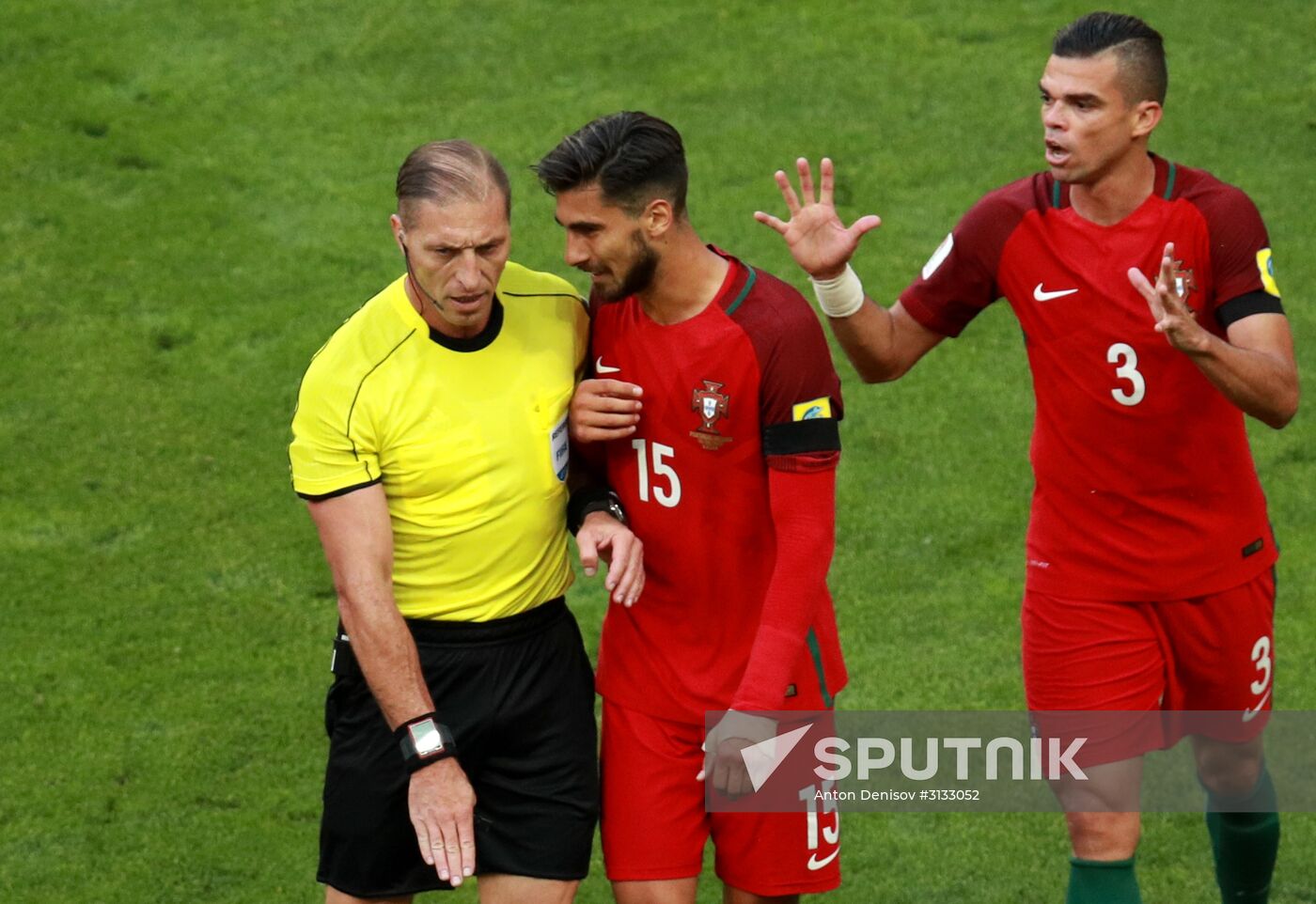 Football. 2017 FIFA Confederations Cup. Portugal vs. Mexico