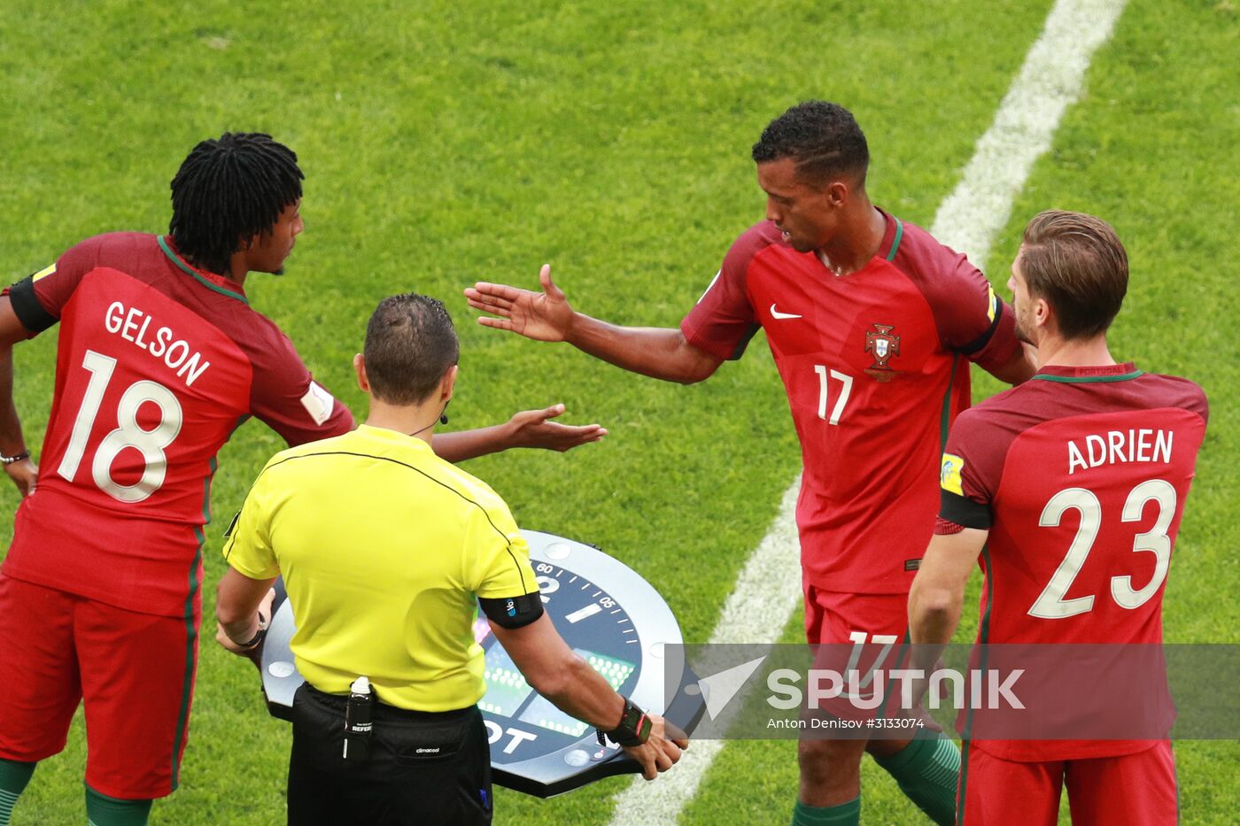 Football. 2017 FIFA Confederations Cup. Portugal vs. Mexico