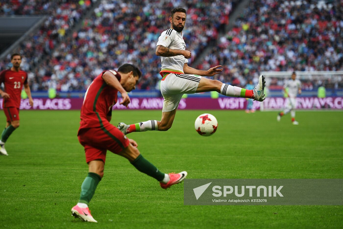 Football. 2017 FIFA Confederations Cup. Portugal vs. Mexico