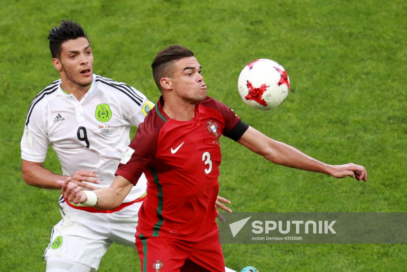 Football. 2017 FIFA Confederations Cup. Portugal vs. Mexico