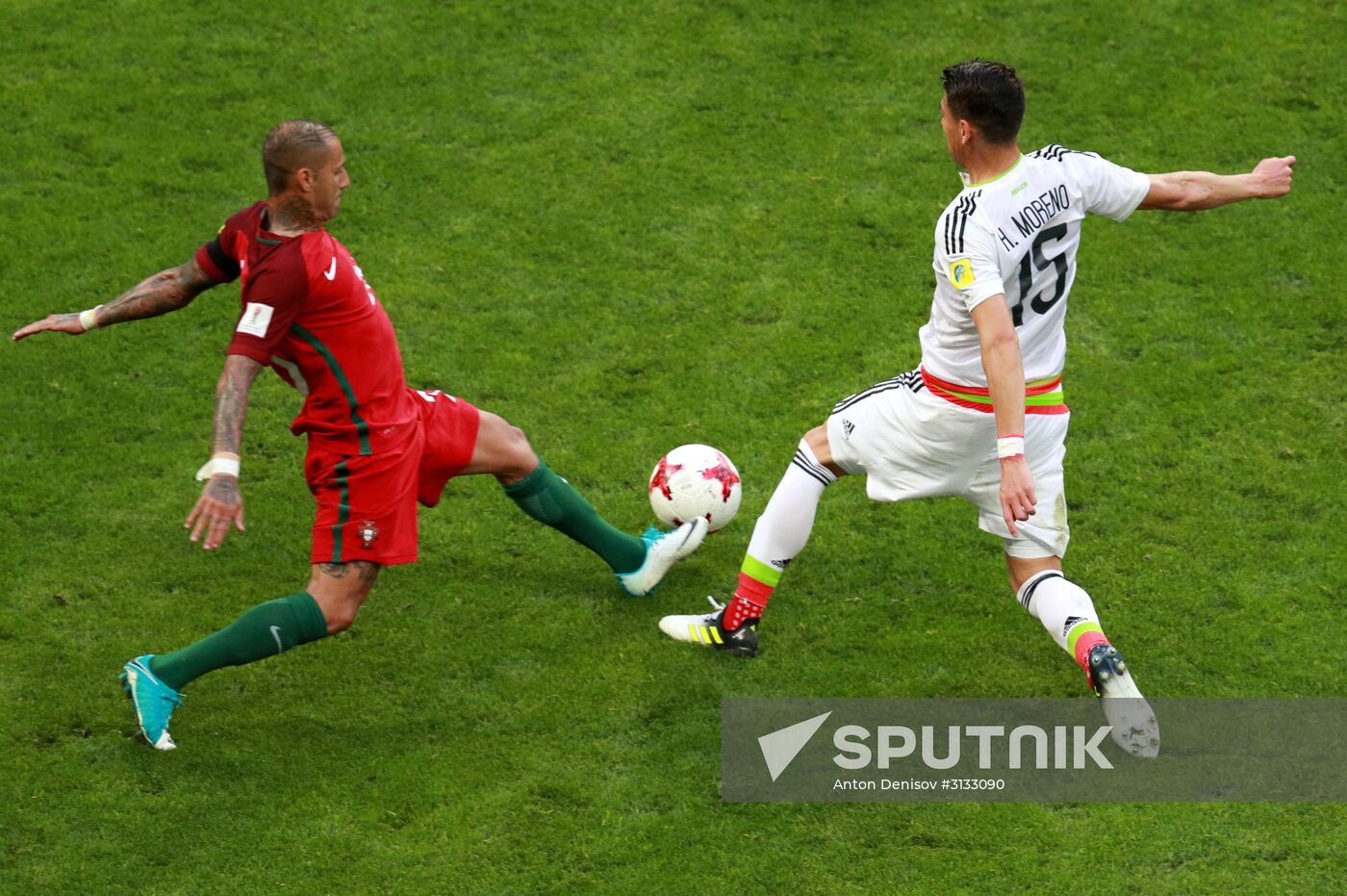 Football. 2017 FIFA Confederations Cup. Portugal vs. Mexico