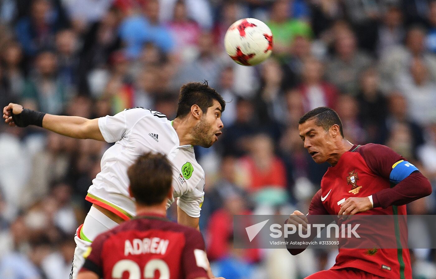 Football. 2017 FIFA Confederations Cup. Portugal vs. Mexico