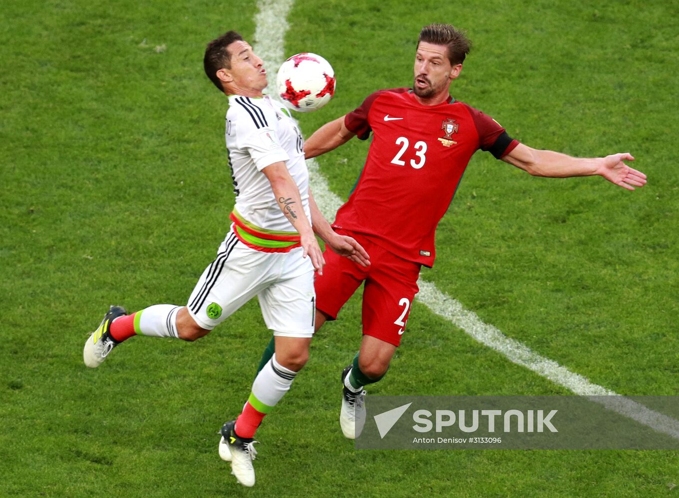 Football. 2017 FIFA Confederations Cup. Portugal vs. Mexico