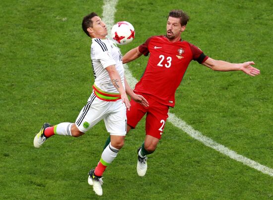 Football. 2017 FIFA Confederations Cup. Portugal vs. Mexico