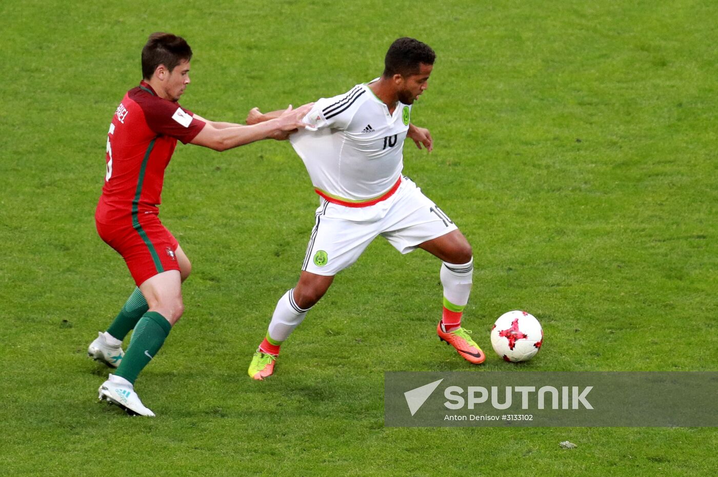 Football. 2017 FIFA Confederations Cup. Portugal vs. Mexico