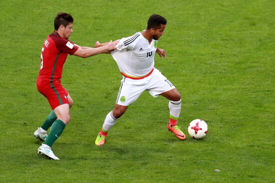 Football. 2017 FIFA Confederations Cup. Portugal vs. Mexico