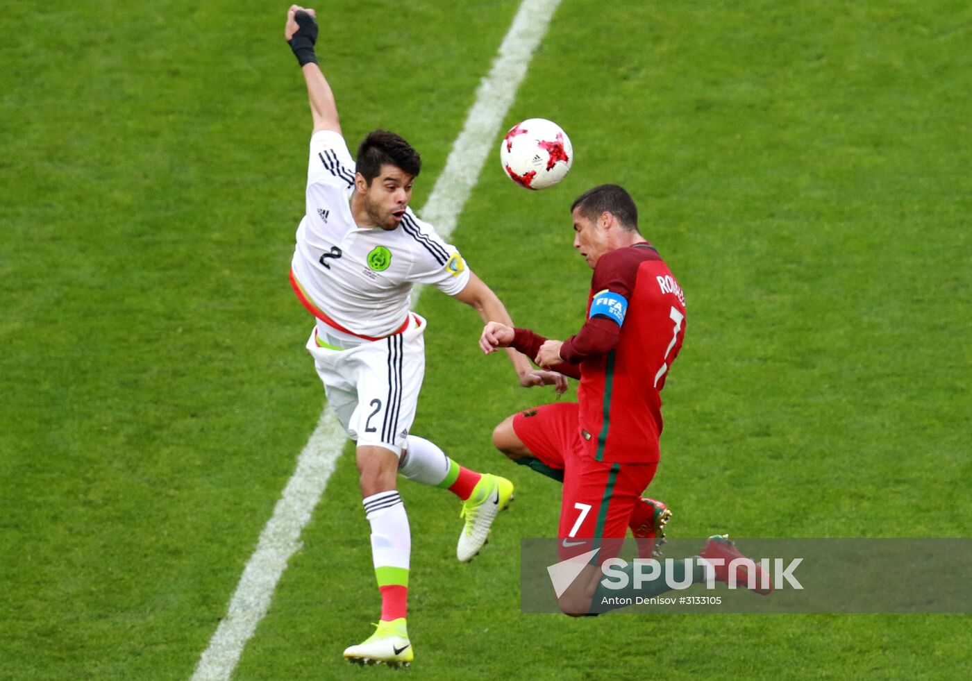 Football. 2017 FIFA Confederations Cup. Portugal vs. Mexico