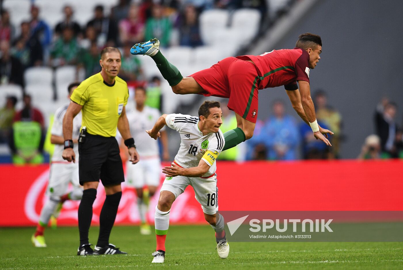 Football. 2017 FIFA Confederations Cup. Portugal vs. Mexico
