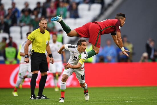 Football. 2017 FIFA Confederations Cup. Portugal vs. Mexico