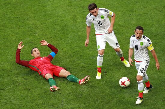Football. 2017 FIFA Confederations Cup. Portugal vs. Mexico