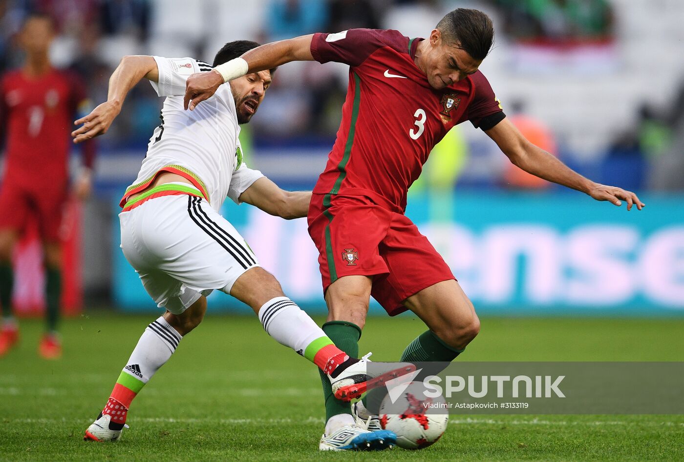 Football. 2017 FIFA Confederations Cup. Portugal vs. Mexico