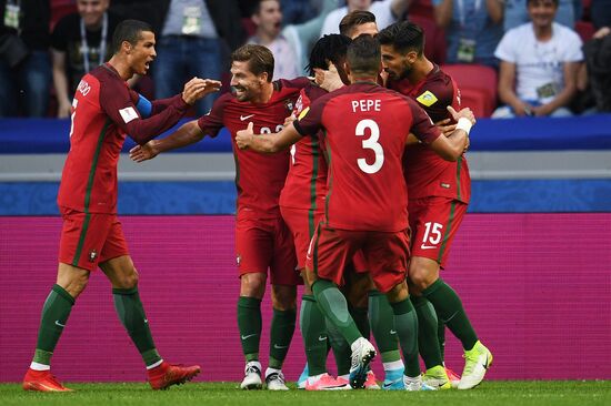 Football. 2017 FIFA Confederations Cup. Portugal vs. Mexico