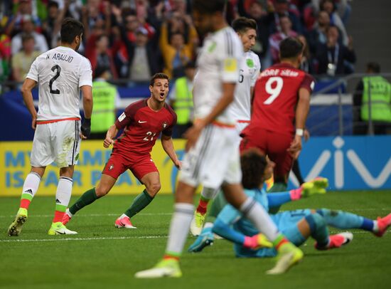 Football. 2017 FIFA Confederations Cup. Portugal vs. Mexico