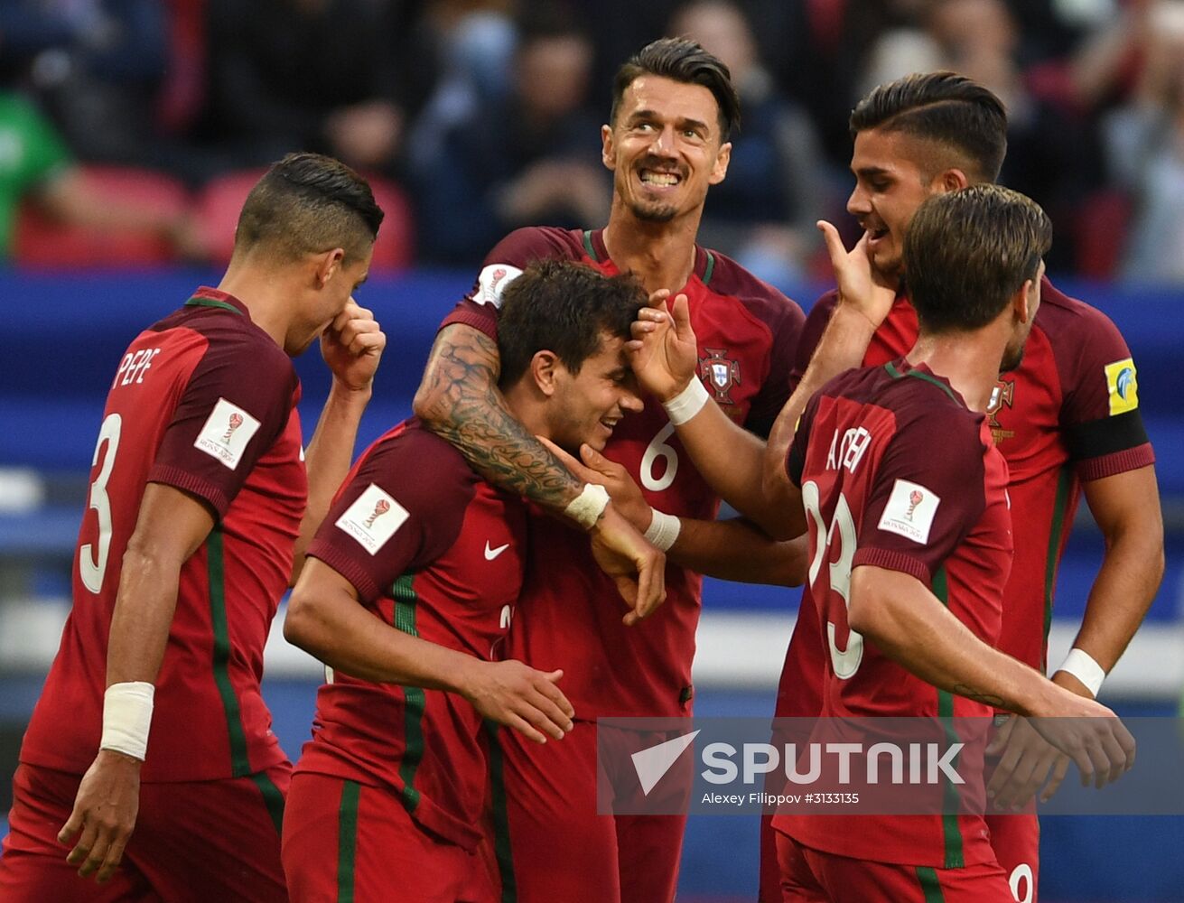Football. 2017 FIFA Confederations Cup. Portugal vs. Mexico