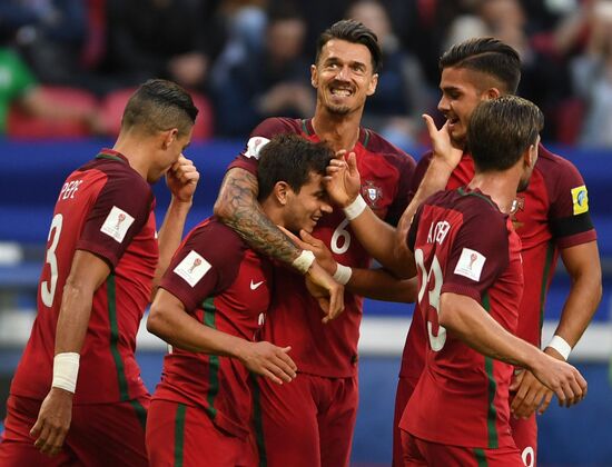 Football. 2017 FIFA Confederations Cup. Portugal vs. Mexico