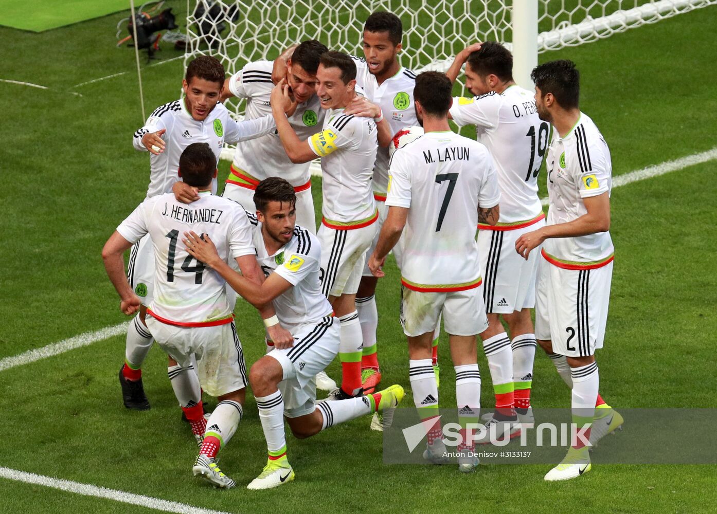 Football. 2017 FIFA Confederations Cup. Portugal vs. Mexico