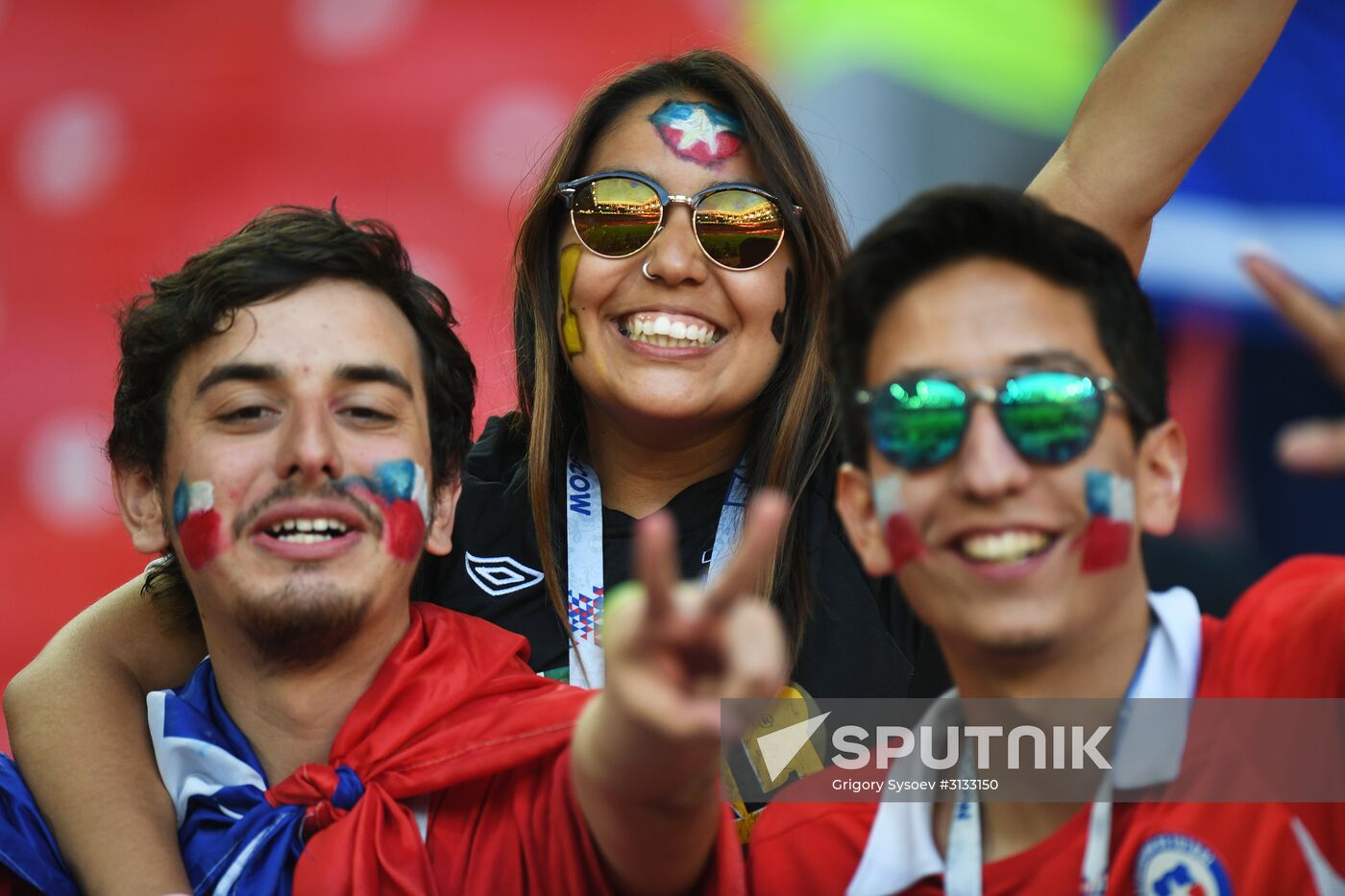 Football. 2017 FIFA Confederations Cup. Cameroon vs. Chile