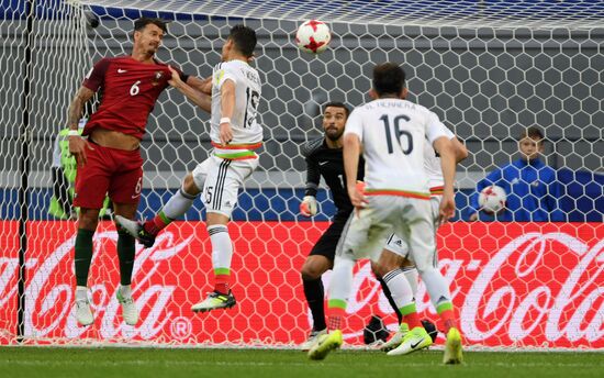 Football. 2017 FIFA Confederations Cup. Portugal vs. Mexico
