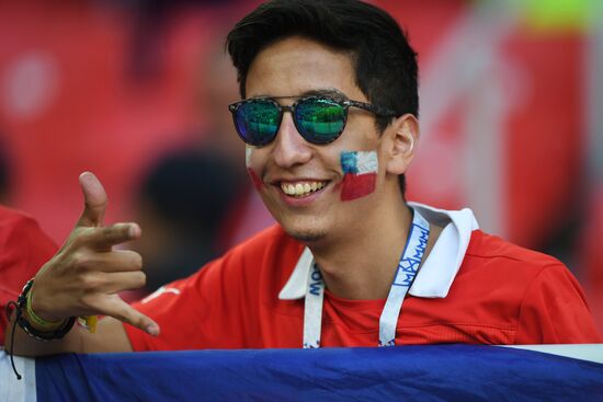 Football. 2017 FIFA Confederations Cup. Cameroon vs. Chile