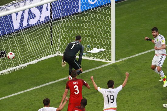Football. 2017 FIFA Confederations Cup. Portugal vs. Mexico