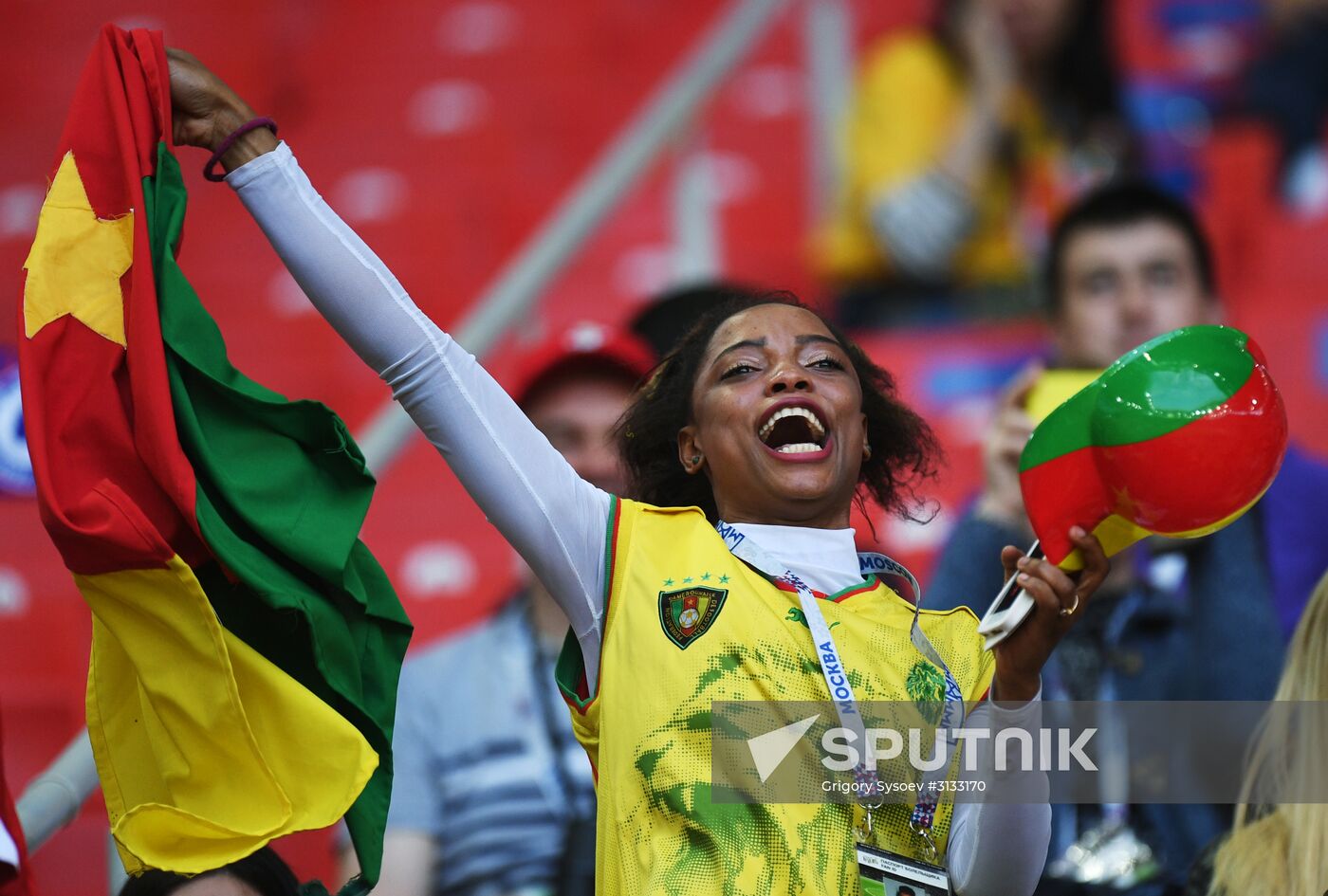 Football. 2017 FIFA Confederations Cup. Cameroon vs. Chile