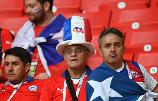 Football. 2017 FIFA Confederations Cup. Cameroon vs. Chile