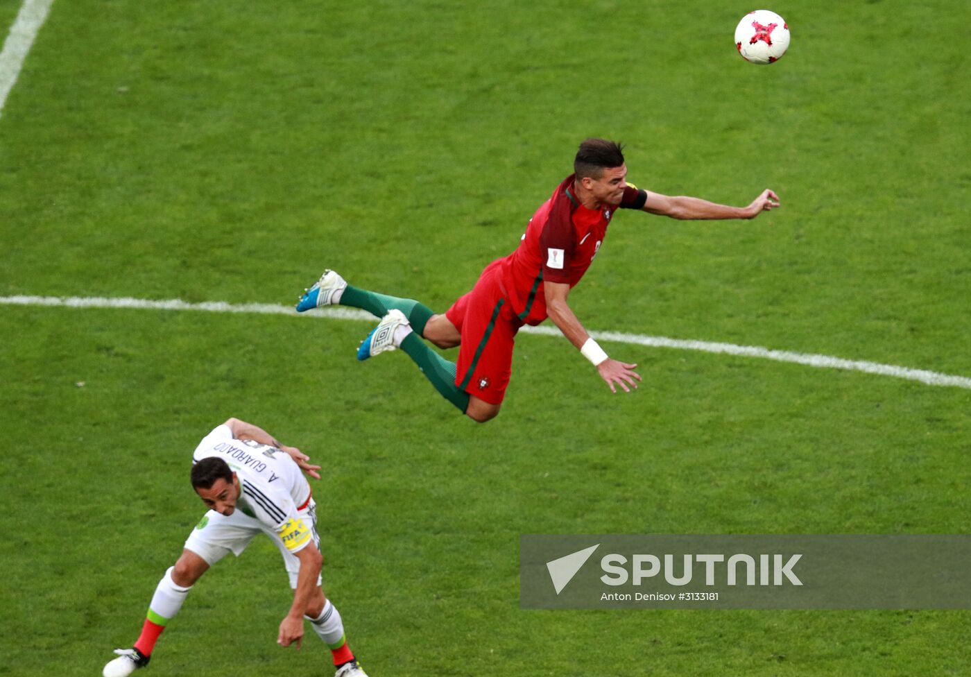 Football. 2017 FIFA Confederations Cup. Portugal vs. Mexico