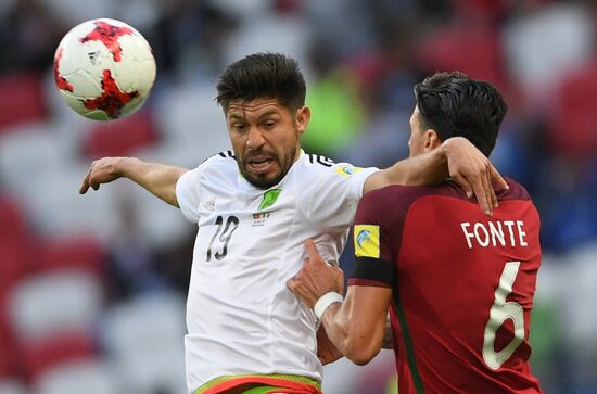 Football. 2017 FIFA Confederations Cup. Portugal vs. Mexico