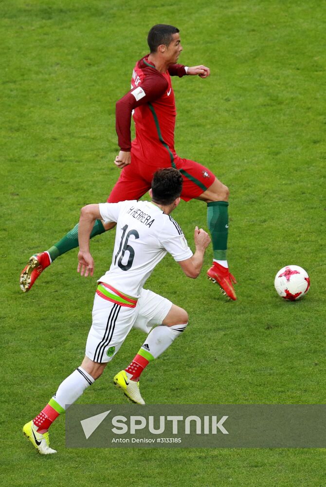 Football. 2017 FIFA Confederations Cup. Portugal vs. Mexico
