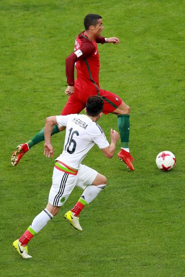 Football. 2017 FIFA Confederations Cup. Portugal vs. Mexico