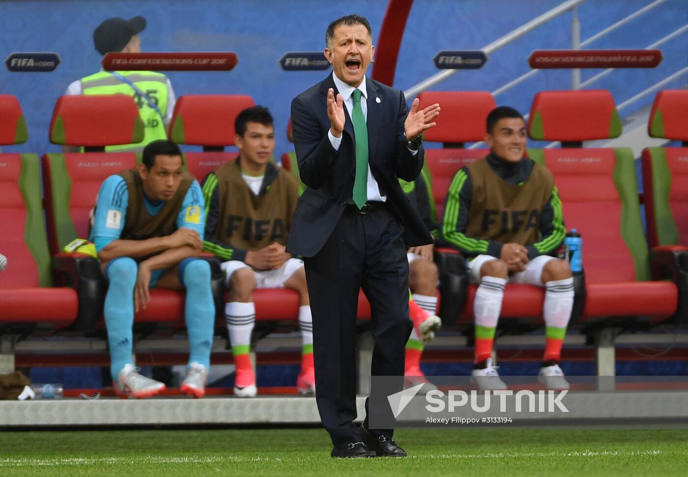 Football. 2017 FIFA Confederations Cup. Portugal vs. Mexico