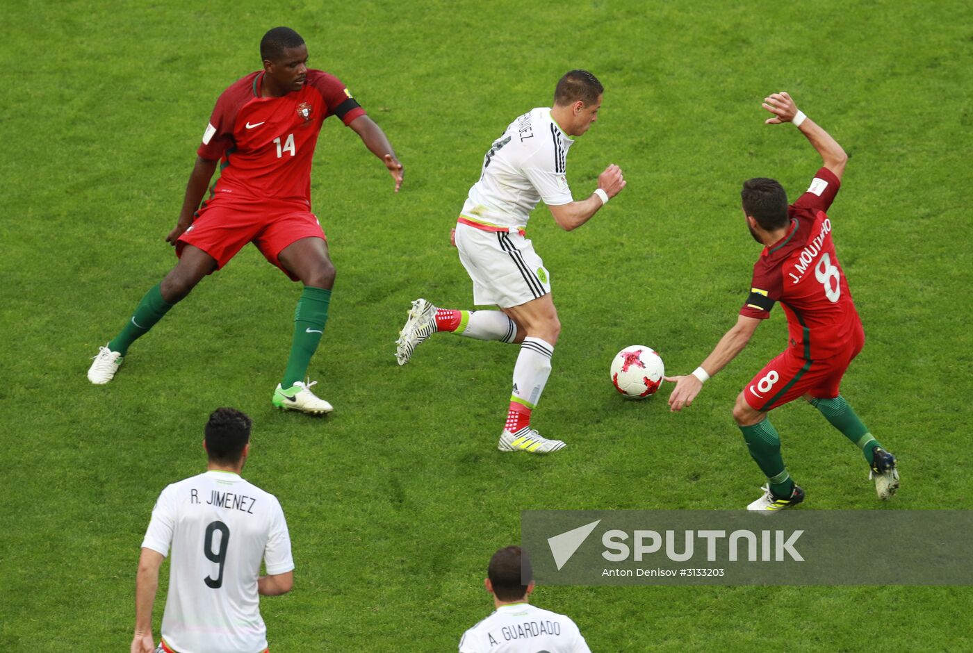 Football. 2017 FIFA Confederations Cup. Portugal vs. Mexico