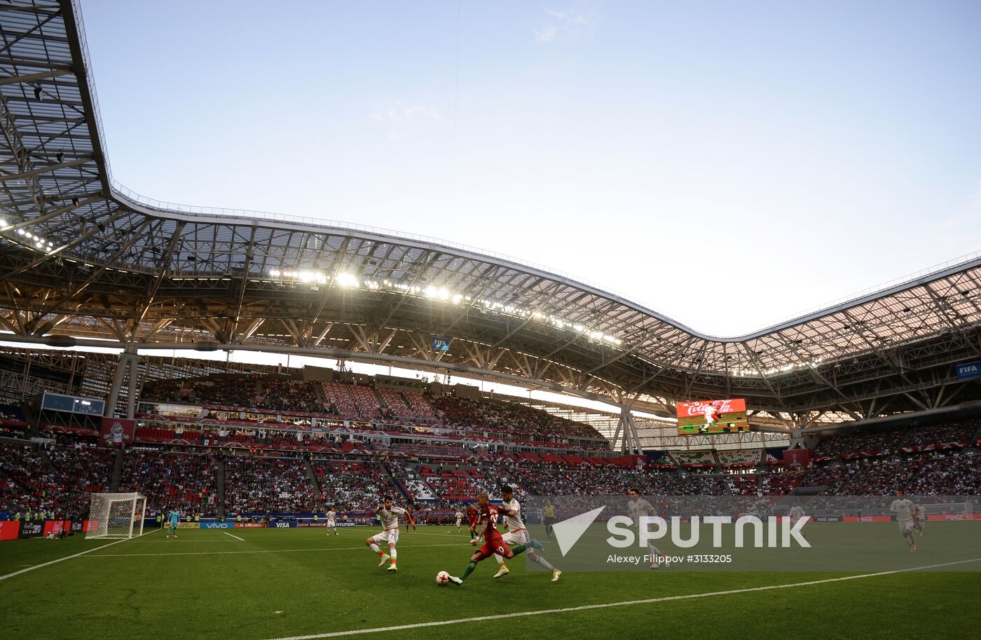 Football. 2017 FIFA Confederations Cup. Portugal vs. Mexico