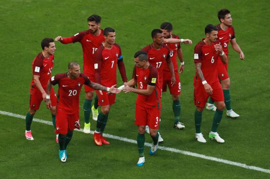 Football. 2017 FIFA Confederations Cup. Portugal vs. Mexico
