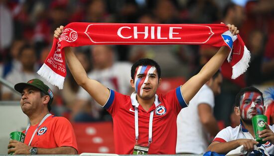 Football. 2017 FIFA Confederations Cup. Cameroon vs. Chile