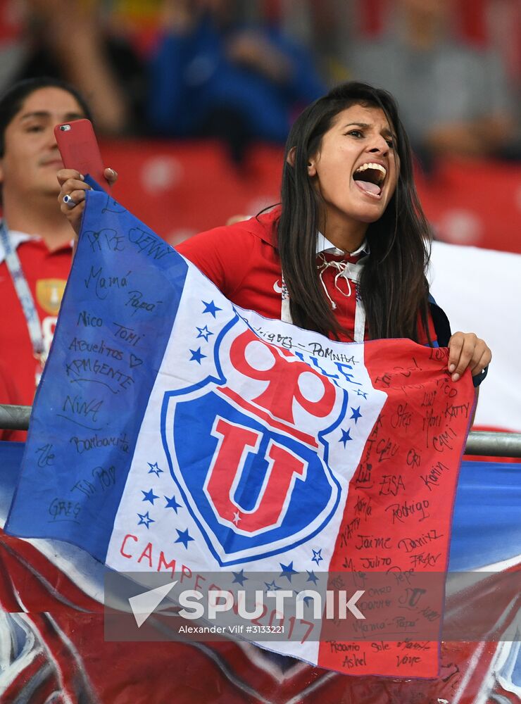 Football. 2017 FIFA Confederations Cup. Cameroon vs. Chile