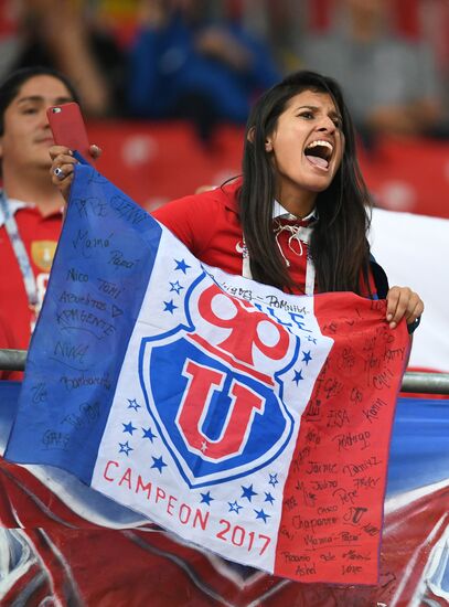 Football. 2017 FIFA Confederations Cup. Cameroon vs. Chile