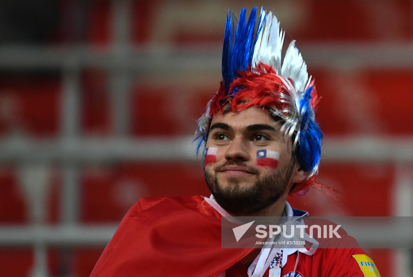 Football. 2017 FIFA Confederations Cup. Cameroon vs. Chile