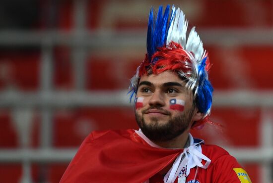 Football. 2017 FIFA Confederations Cup. Cameroon vs. Chile