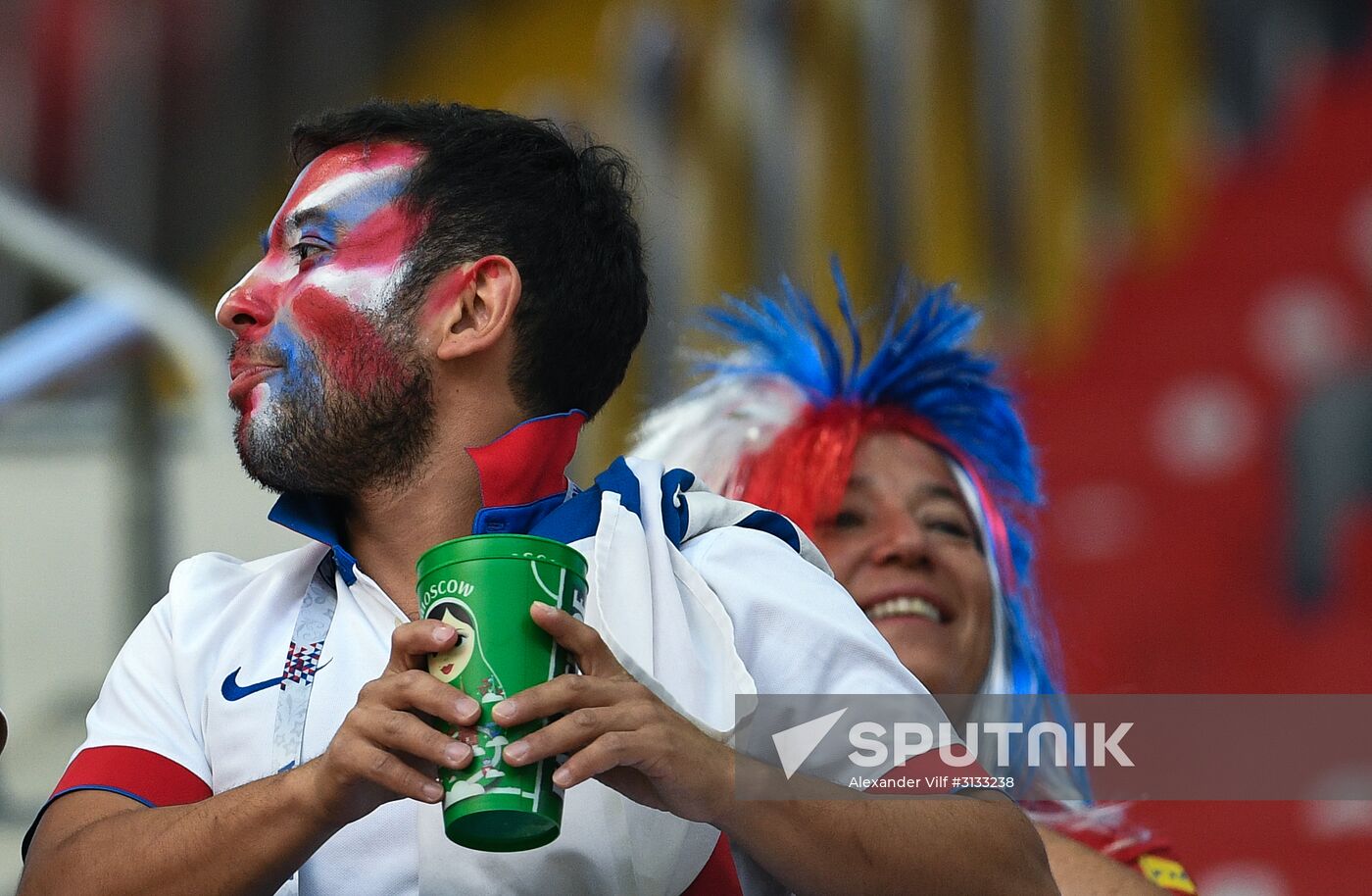 Football. 2017 FIFA Confederations Cup. Cameroon vs. Chile