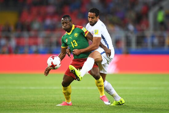 Football. 2017 FIFA Confederations Cup. Cameroon vs. Chile