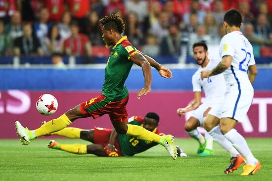 Football. 2017 FIFA Confederations Cup. Cameroon vs. Chile