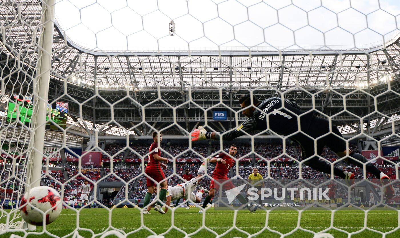Football. 2017 FIFA Confederations Cup. Portugal vs. Mexico