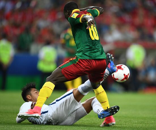 Football. 2017 FIFA Confederations Cup. Cameroon vs. Chile