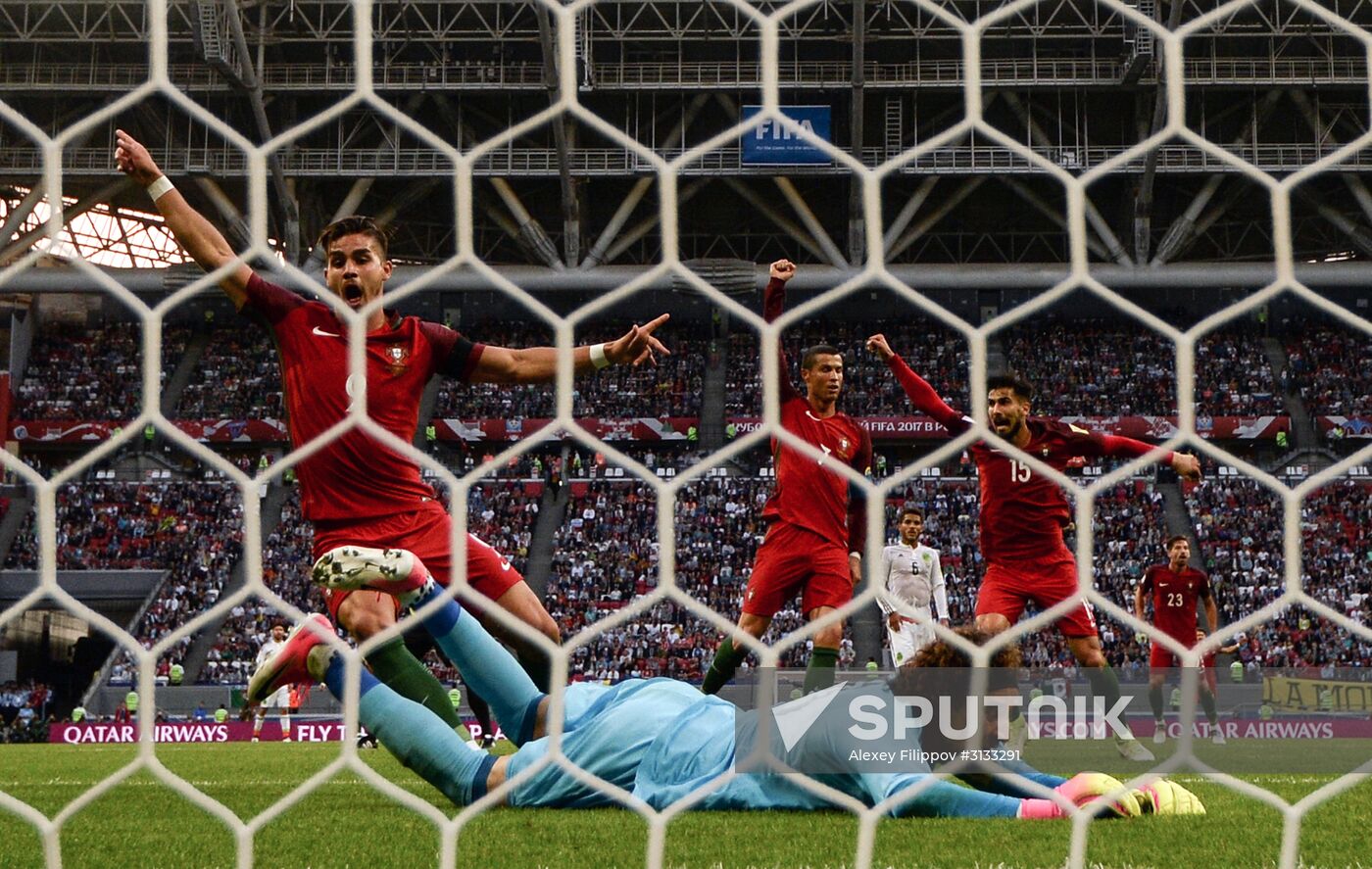 Football. 2017 FIFA Confederations Cup. Portugal vs. Mexico