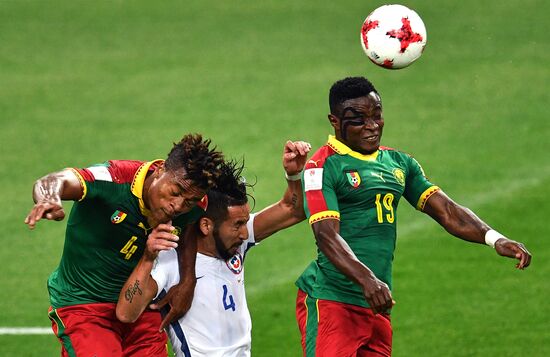 Football. 2017 FIFA Confederations Cup. Cameroon vs. Chile