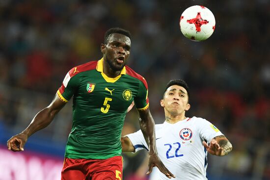 Football. 2017 FIFA Confederations Cup. Cameroon vs. Chile