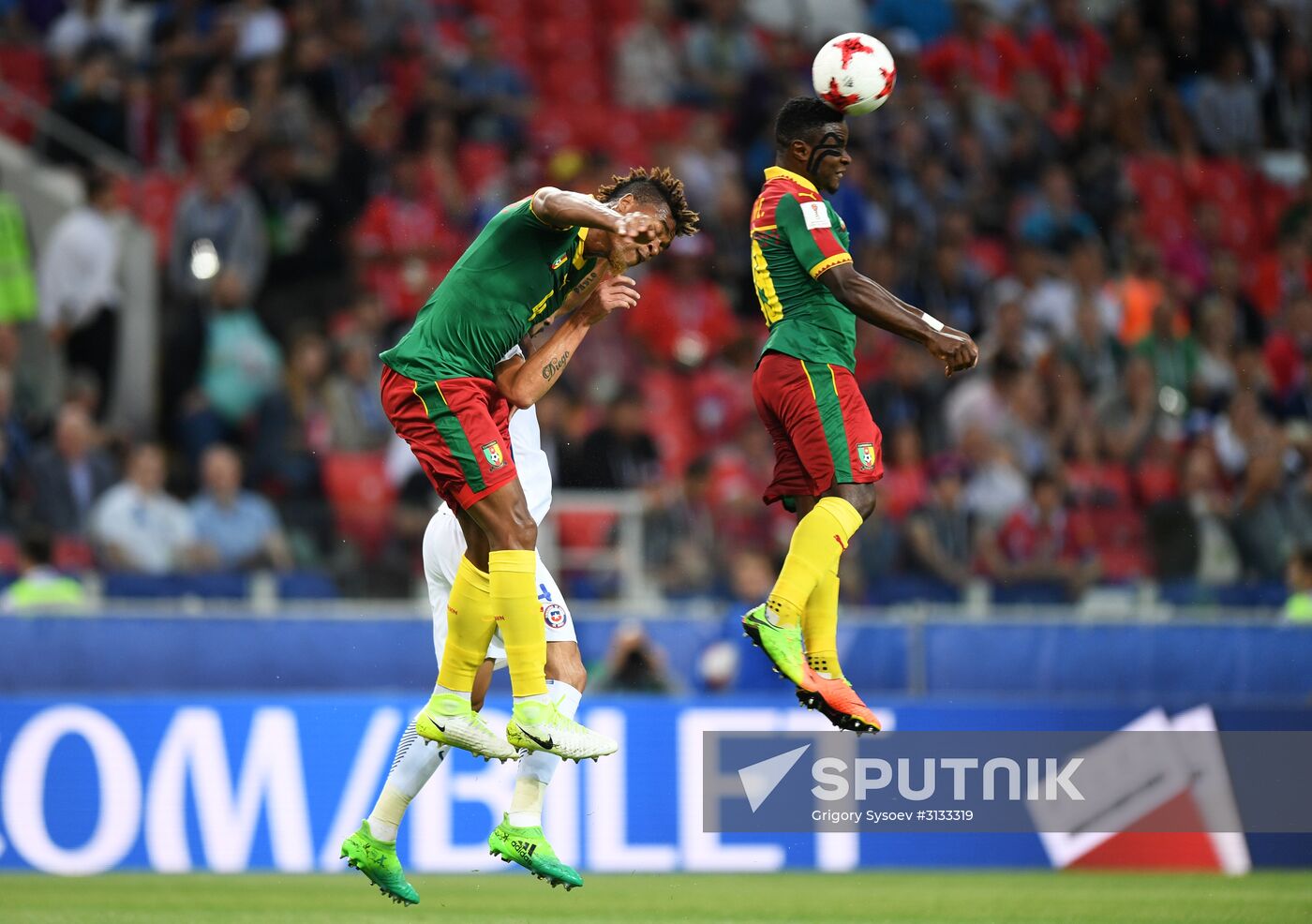 Football. 2017 FIFA Confederations Cup. Cameroon vs. Chile