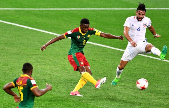 Football. 2017 FIFA Confederations Cup. Cameroon vs. Chile